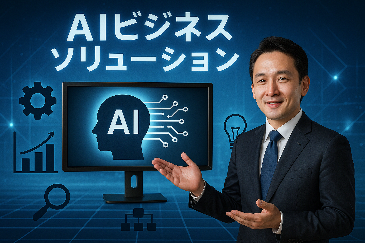 ビジネス利用のイメージ - オフィスでのHAIチャット活用シーン